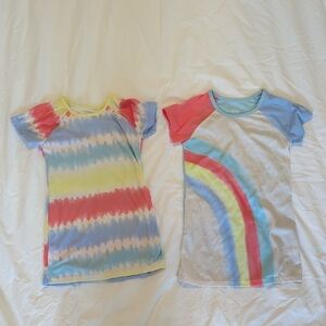 Colorful Kids' Tie-Dye and Rainbow Shirts